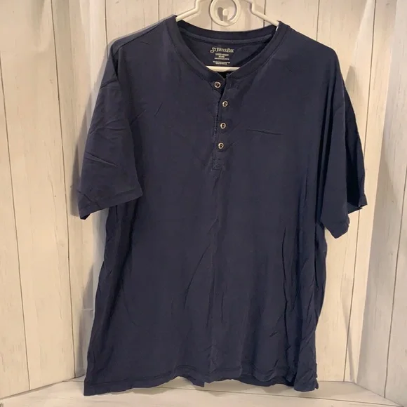 John's Bay Shirts St Johns Bay Blue Xlt Short Sleeved